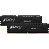 Kingston FURY 32 GB DDR5-5200 Kit werkgeheugen Zwart, KF552C40BBK2-32, Beast, XMP