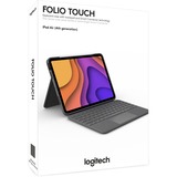 Logitech Folio Touch voor iPad Air (4e generatie)  tablethoes Grijs