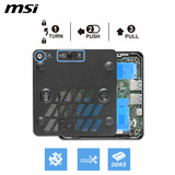 MSI Cubi NUC AI+ 3MG-004BEU barebone Zwart | Core Ultra 7 355 | Intel Graphics