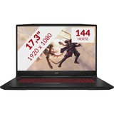 MSI GF76 Katana 12UG-011NL 17.3" gaming laptop Zwart | 144Hz | 1 TB SSD | RTX 3070 Max-Q | Windows 11 Home