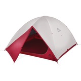 MSR Zoic 4 Backpacking Tent Lichtgrijs/rood