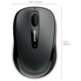 Microsoft Wireless Mobile Mouse 3500 for Business Zwart, 1000dpi, Bulk