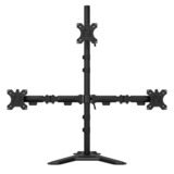 Neomounts DS45-600BL2-1 Monitorstandaard voor drie schermen 10-32" monitorarm Zwart