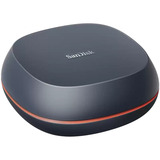 SanDisk Desk Drive - 4TB externe SSD Zwart/oranje