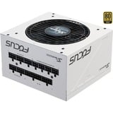 Seasonic FOCUS GX-1000 ATX2.4 WHITE, 1000 Watt voeding  Wit, 6x PCIe, kabelmanagement