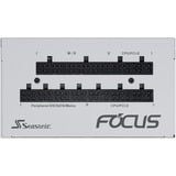 Seasonic FOCUS GX-1000 ATX2.4 WHITE, 1000 Watt voeding  Wit, 6x PCIe, kabelmanagement