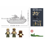 Sluban ModelBricks - M1A2 TUSK2S Constructiespeelgoed Schaal 1:35