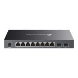 TP-Link Omada SG2210P 10-Poorts Gigabit Smart Switch Zwart, 8x PoE+, 2x Gigabit SFP