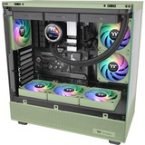 Thermaltake CT120 EX Reverse ARGB Sync PC Cooling Fan Matcha Green (3-Fan Pack) case fans Lichtgroen, 3 stuks, 120 x 120 x 25 mm, PWM
