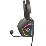 Trust GXT 450 Blizz RGB 7.1 Surround Gaming Headset Zwart, RGB leds