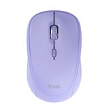 Trust Yvi+ Draadloze Muis Compact Paars, 800-1600 Dpi, 2.4GHz, Bluetooth, Stille Knoppen 