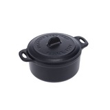 Victoria Mini Cocotte 0,22 liter, Enameled bak-/braadpan Zwart