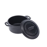 Victoria Mini Cocotte 0,22 liter, Enameled bak-/braadpan Zwart