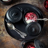 Victoria Mini Cocotte 0,22 liter, Enameled bak-/braadpan Zwart