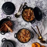 Victoria Mini Cocotte 0,22 liter, Enameled bak-/braadpan Zwart