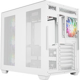 XYZ PC Gear Tesseract X midi tower behuizing Wit | 2x USB-A | 1x USB-C | Tempered Glass