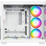 XYZ PC Gear Tesseract X midi tower behuizing Wit | 2x USB-A | 1x USB-C | Tempered Glass