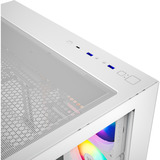XYZ PC Gear Tesseract X midi tower behuizing Wit | 2x USB-A | 1x USB-C | Tempered Glass