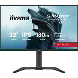 iiyama G-Master Red Eagle GB3272QSU-B1 31.5" gaming monitor Zwart (mat), 180 Hz, HDMI, DisplayPort, USB, Audio