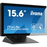 iiyama Prolite T1634MC-B8X 16" Touchscreen-Monitor Zwart, VGA, HDMI, DisplayPort, Touch