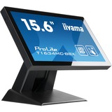 iiyama Prolite T1634MC-B8X 16" Touchscreen-Monitor  Zwart, VGA, HDMI, DisplayPort, Touch