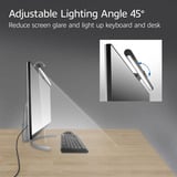 ACT Connectivity Dimbare Monitor LED Lichtbalk led-bar Zwart, USB-voeding, 3000K-6500K