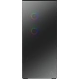 ARCTIC Xtender (Mirror Black) midi tower behuizing Zwart | 2x USB-A | 1x USB-C | RGB | Tempered Glass