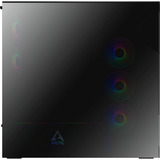 ARCTIC Xtender (Mirror Black) midi tower behuizing Zwart | 2x USB-A | 1x USB-C | RGB | Tempered Glass