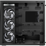 ARCTIC Xtender (Mirror Black) midi tower behuizing Zwart | 2x USB-A | 1x USB-C | RGB | Tempered Glass