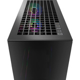 ARCTIC Xtender (Mirror Black) midi tower behuizing Zwart | 2x USB-A | 1x USB-C | RGB | Tempered Glass