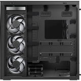 ARCTIC Xtender (Mirror Black) midi tower behuizing Zwart | 2x USB-A | 1x USB-C | RGB | Tempered Glass