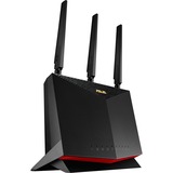 ASUS 4G-AC86U router Zwart/rood