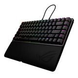 ASUS ROG Falcata RGB mechanisch gaming toetsenbord Zwart, US lay-out (QWERTY), ROG HFX V2, 75%, 75%, RGB, USB-C / 2.4GHz / Bluetooth 5.0