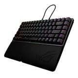 ASUS ROG Falcata, gaming toetsenbord Zwart, US lay-out, ROG HFX V2, 75%, RGB, USB-C / 2.4GHz / Bluetooth 5.0