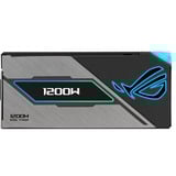 ASUS ROG Thor 1200W Platinum III voeding  Zwart, 1x 12 Pin High Power GPU, 4x PCIe, Kabelmanagement