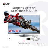 Club 3D Gecertificeerde Ultra High Speed HDMI 2.1 kabel Zwart, 5 meter, 8K