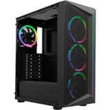 Cooler Master CMP 510 ARGB midi tower behuizing Zwart | 2x USB-A | RGB | Tempered Glass