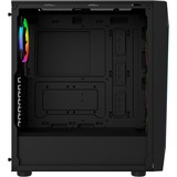 Cooler Master CMP 510 ARGB midi tower behuizing Zwart | 2x USB-A | RGB | Tempered Glass