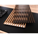 Corsair FRAME 5000D WOOD RS midi tower behuizing Zwart/houtkleur | 3x USB-C | Tempered Glass
