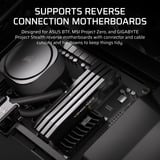 Corsair FRAME 5000D WOOD RS midi tower behuizing Zwart/houtkleur | 3x USB-C | Tempered Glass
