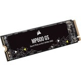 Corsair MP600 GS PCIe 4.0 NVMe M.2, 1 TB SSD Zwart, CSSD-F1000GBMP600GS, PCIe Gen 4.0 x4, NVMe 1.4, M.2 2280