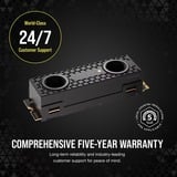 Corsair MP700 PRO SE Hydro X 4 TB SSD Zwart, PCIe 5.0 x4 | NVMe 2.0 | M.2 2280, mit Wasserkühlungs-Block