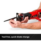 EINHELL Accu reciprozaag TE-AP 18 Li Solo Rood/zwart, Accu en oplader niet inbegrepen