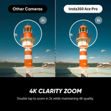 Insta360 Ace Pro action sport 8K videocamera Zwart