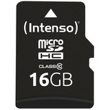 Intenso microSDHC 16GB Class 10 geheugenkaart incl. SD adapter