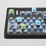 Iqunix OG80 Dark Side Wireless Mechanical Keyboard Zwart, US lay-out (QWERTY), Cherry MX Brown, 80% (TKL)	, RGB leds, Hot-swappable, PBT, 2.4GHz | Bluetooth 5.1 | USB-C