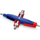 KNIPEX Stiftschakelkastsleutel 00 11 07 dopsleutel Blauw/rood, Lengte 145 mm