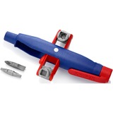 KNIPEX Stiftschakelkastsleutel 00 11 07 dopsleutel Blauw/rood, Lengte 145 mm