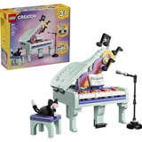 LEGO Creator 3-in-1 - Piano met kat Constructiespeelgoed 31392
