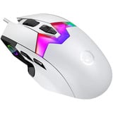 LORGAR MSP80 gaming muis Wit, 100 - 26000 dpi, RGB, RGB display
